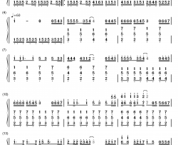 重返十七岁钢琴简谱-数字双手-群星