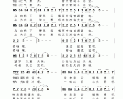 我是公社气象员简谱-李敏演唱-马贤炯/雷渡词曲