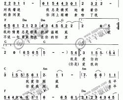 矜持简谱-王菲演唱