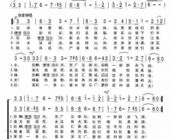 歌唱德涅泊尔河简谱