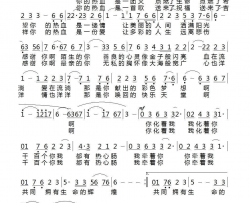 爱在流淌唱给献血者的歌简谱