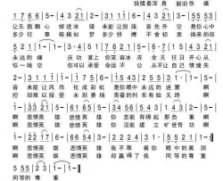 悲情英雄简谱-真情玲儿演唱-姚建成/孙成方词曲