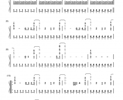 With Or Without You钢琴简谱-数字双手-U2