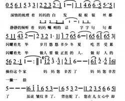 妈妈您辛苦了房国庆词曲妈妈您辛苦了房国庆 词曲简谱