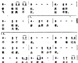 英雄泪香港电影《英雄无泪》主题歌简谱