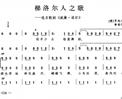 梯洛尔人之歌合唱简谱