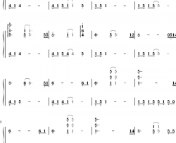 星ばかり见ていた钢琴简谱-数字双手-松冈纯也