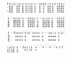 草原给我爱简谱-张志强演唱-焦庆礼/王国华词曲