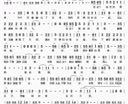 云淡风轻的日子简谱(歌词)-冷酷演唱-桃李醉春风记谱