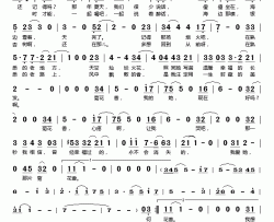 菊花香简谱-安琥演唱