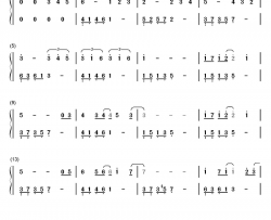 想唱就唱钢琴简谱-数字双手-张含韵