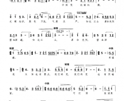 惨痛的历史再也不能重演了歌剧《贺龙之死》选曲简谱