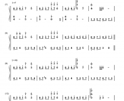 雨のち想い出钢琴简谱-数字双手-志倉千代丸