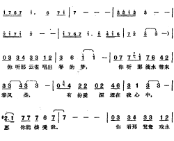 邓丽君演唱金曲：爱在我心中简谱-蒋荣伊词/寻古曲