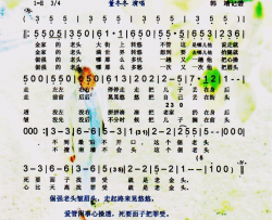 金家老头剧《金太狼··》插曲【彩谱】简谱-董冬冬演唱-陈曦/董冬冬词曲