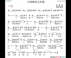 火辣辣的关东情简谱