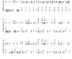 グレイ钢琴简谱-数字双手-sajou no hana