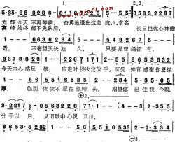 急流勇退粤语简谱