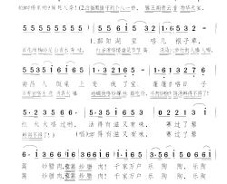 藜蒿炒腊肉松柏巷里万家人 电视连续剧 南昌方言简谱-洪宇演唱-作曲：颂今词曲