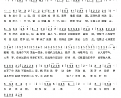 发小王二宝简谱