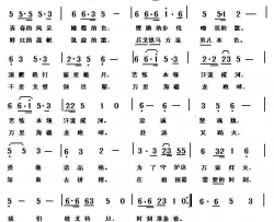 忠诚鋳军魂简谱