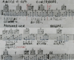 保护色简谱-苏亦辰演唱