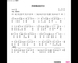 用眼睛战胜洪水(河南抗洪之歌5)简谱-刘斌斌曲谱