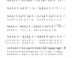 花儿心语简谱-孙浩森演唱-范修奎/商帅词曲