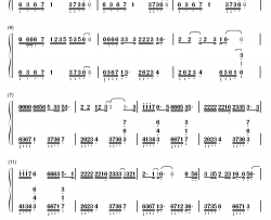 冲动的惩罚钢琴简谱-数字双手-刀郎