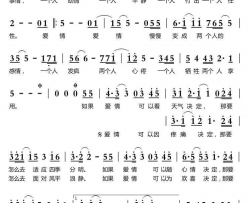 爱情爱情电视剧《北京爱情故事》插曲简谱-杨幂演唱-陈曦/董冬冬词曲
