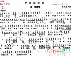 爱我就给我简谱-赵传演唱