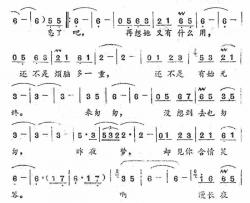 夜空齐秦演唱版简谱-齐秦演唱