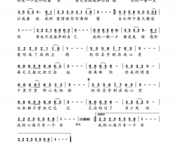 把你名字刻在我心里简谱