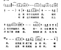 流金的河电视片《珠江情》插曲简谱