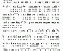 家在深山简谱-马关辉演唱-骆科伦、王美恒/骆科伦词曲