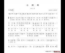 小阿哥简谱-苗族儿歌