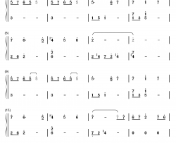 深海的孤独钢琴简谱-数字双手-桑岛法子