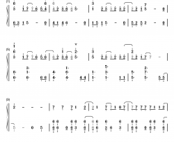 Bright Burning Shout钢琴简谱-数字双手-西川贵教