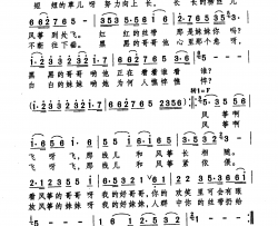 风筝情简谱