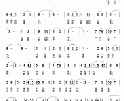 福满福建简谱-陈善友词/许宝仁曲