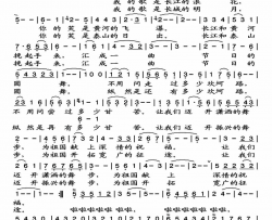 祖国圆舞曲简谱-熊立红演唱-王晓岭/李建昌词曲