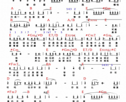 等你爱我和声功能谱简谱