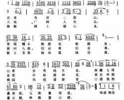 赞黄金果猕猴桃简谱