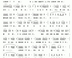 江西老表了不起简谱-杨俊词/黄清林曲