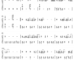 痛得漂亮钢琴简谱-数字双手-庄心妍