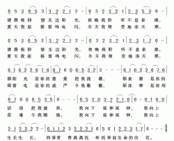 我们是光简谱-陈元勋词/陈元勋曲