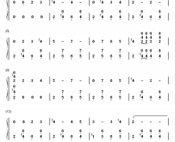 You Are My Sunshine钢琴简谱-数字双手-Jimmie Davis