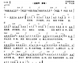 其实我还是有些在乎简谱-孟庭苇演唱-吕国栋/吕国栋词曲