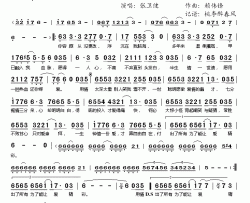 疼爱连续剧《隋唐英雄》主题曲简谱-张卫健演唱-崔恕/赖伟锋词曲