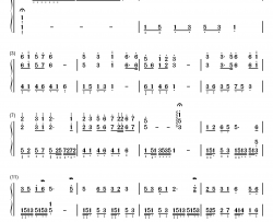 我的祖国钢琴简谱-数字双手-郭兰英